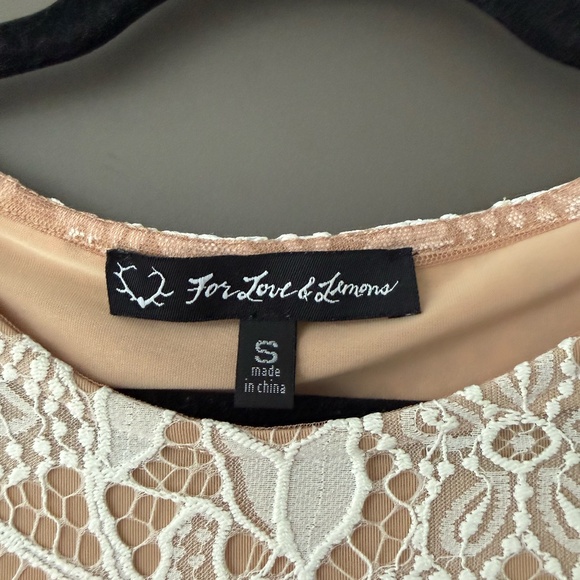 For Love & Lemons Guava White Lace Long Sleeve Crop Top Taylor Swift Worn Size S - Picture 13 of 16